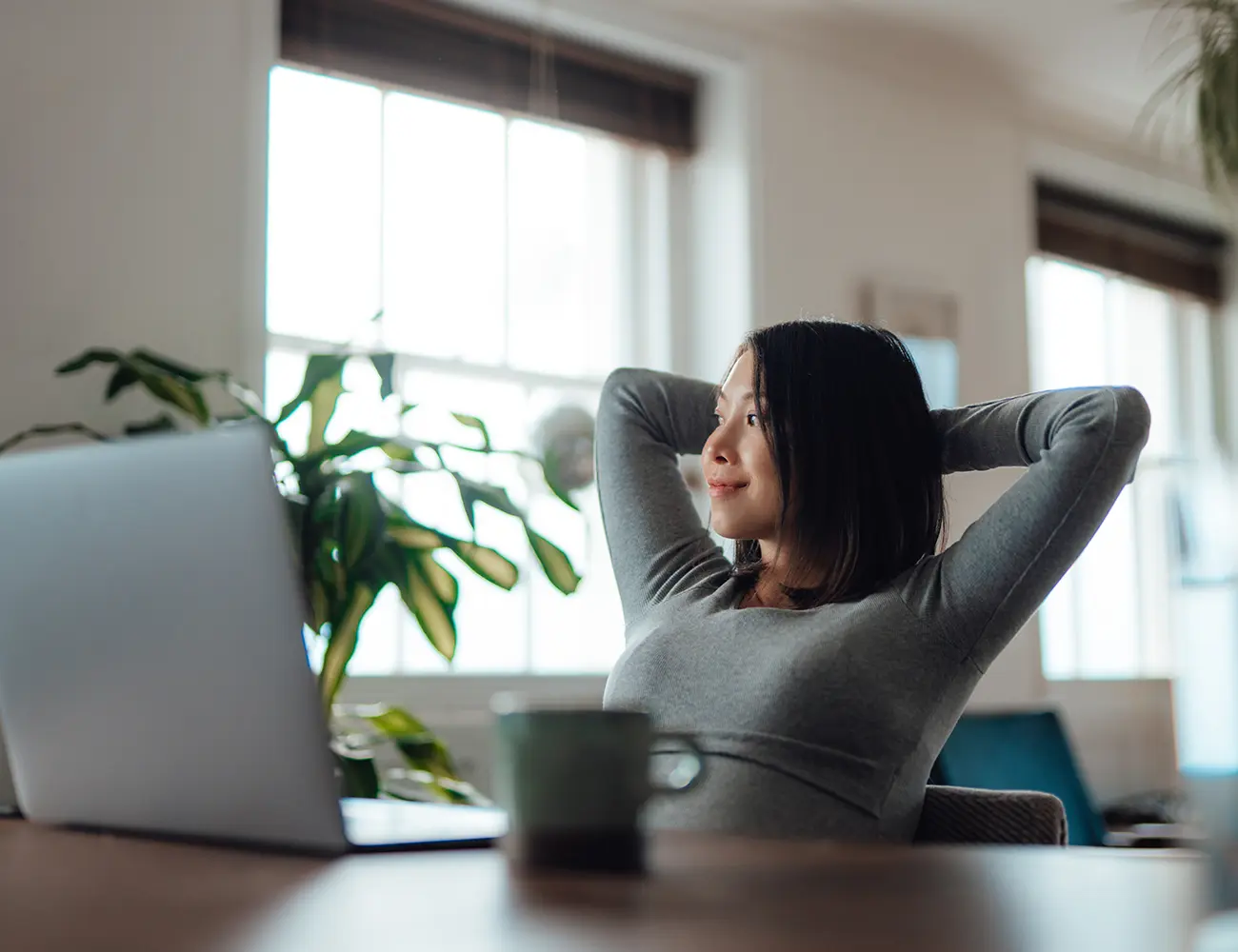 woman on laptop
