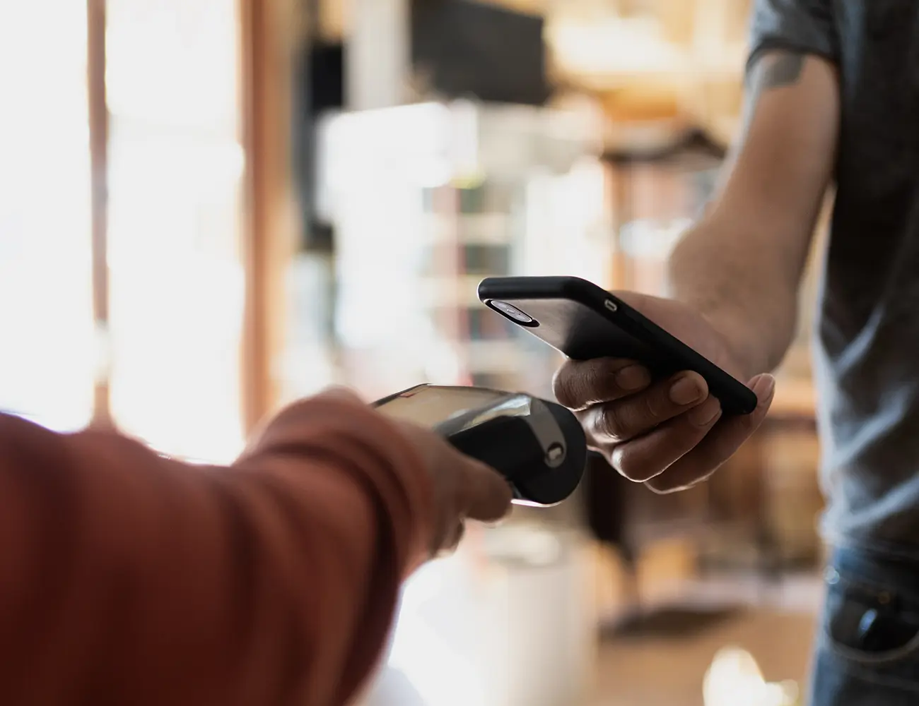 paying with debit card