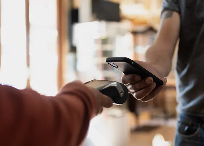 paying with credit card