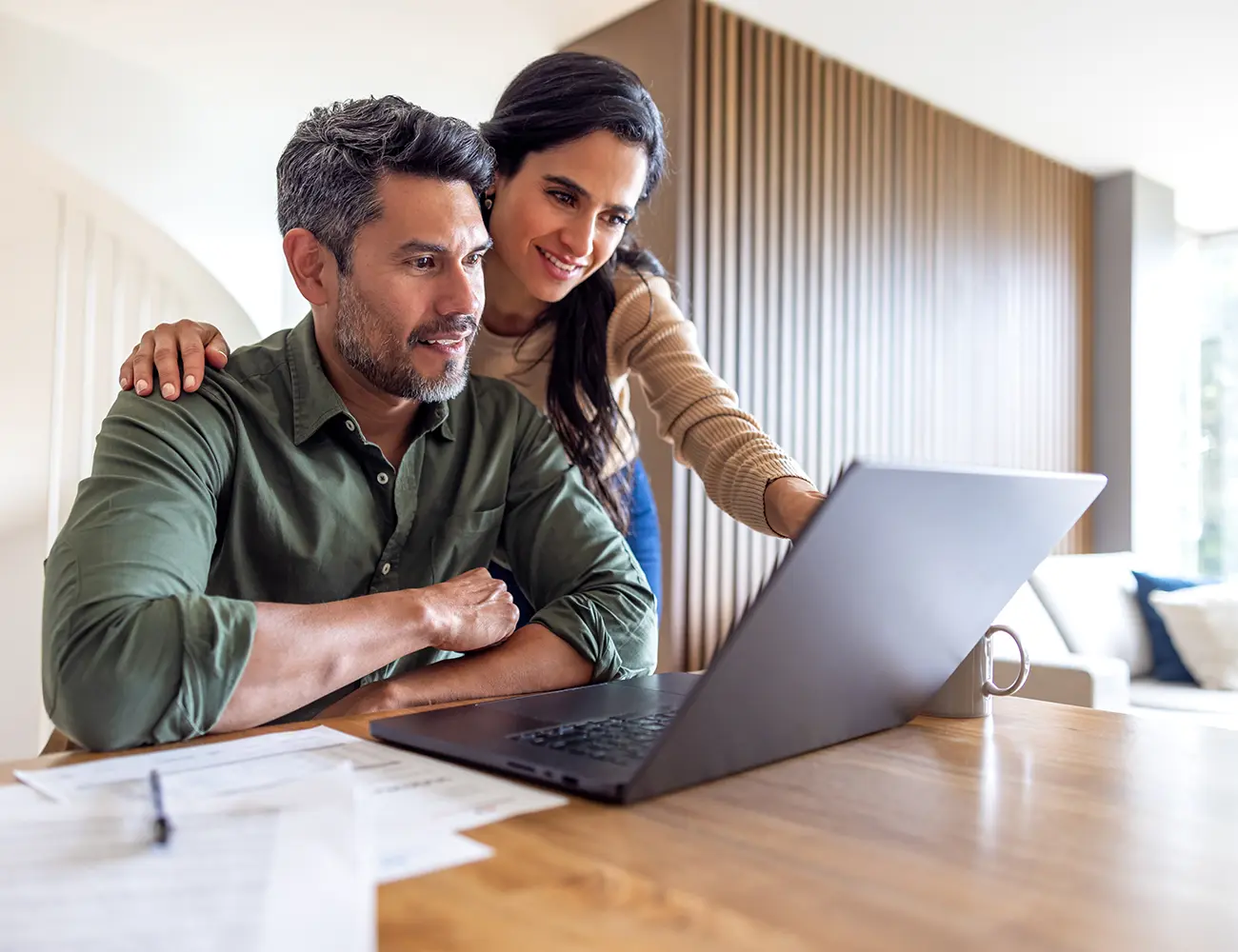 couple on laptop