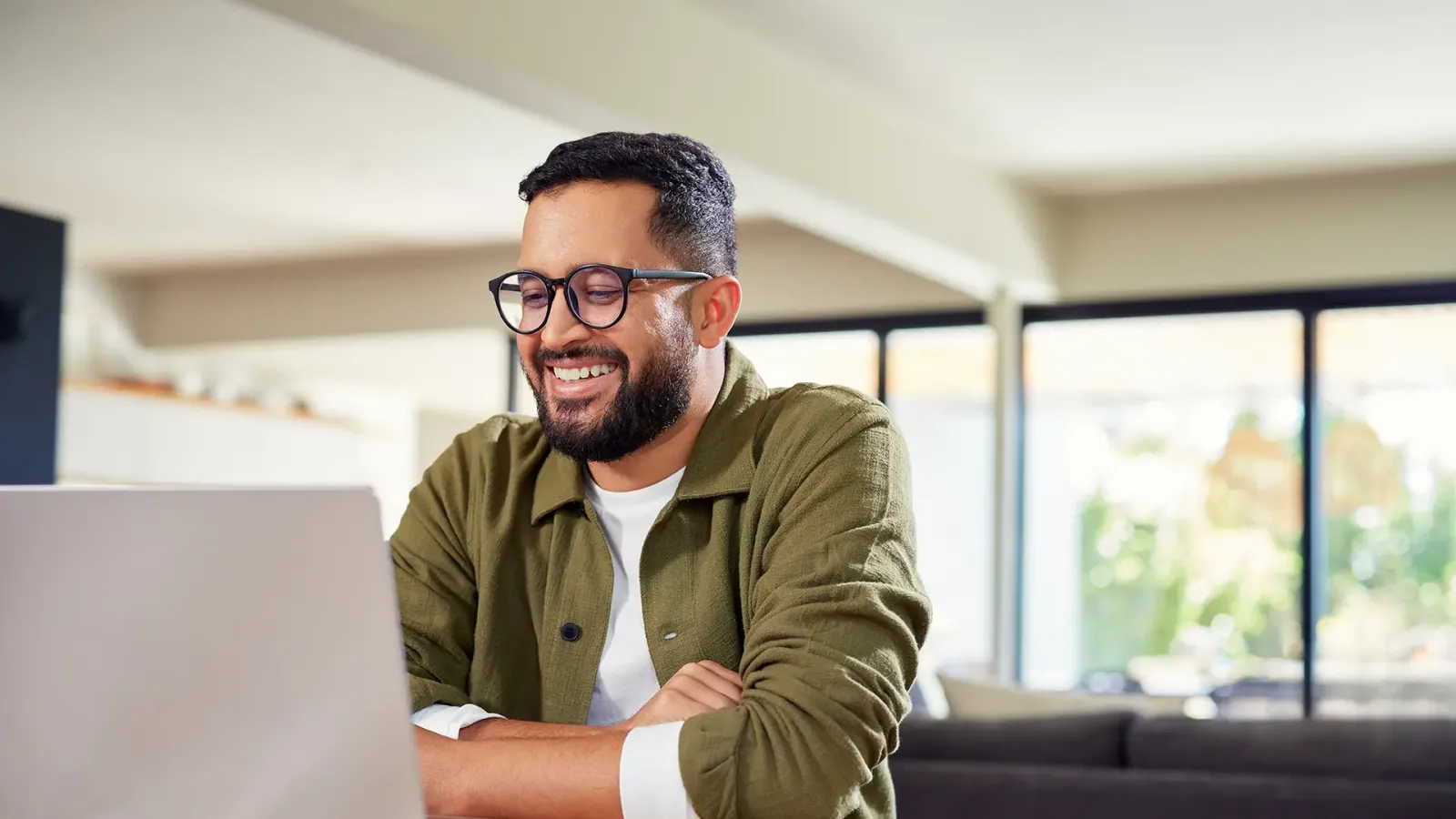 man on laptop